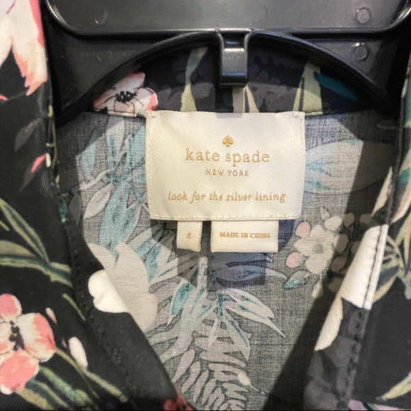 Kate Spade Lace Botanical Poplin Dress - Picture 6 of 7